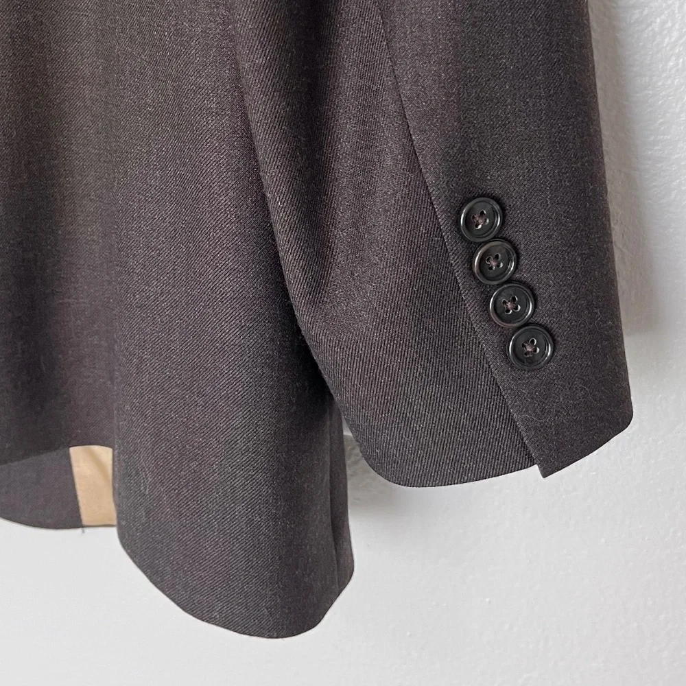 Nautica Men’s Brown Modern-Fit Suit Jacket size 43R